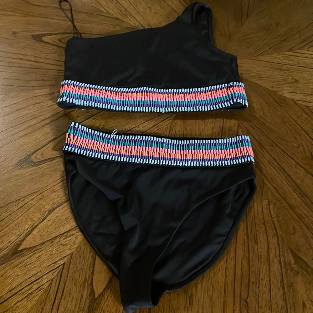 Peixoto high waisted black bikini - Medium